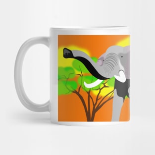 E Orange Mug